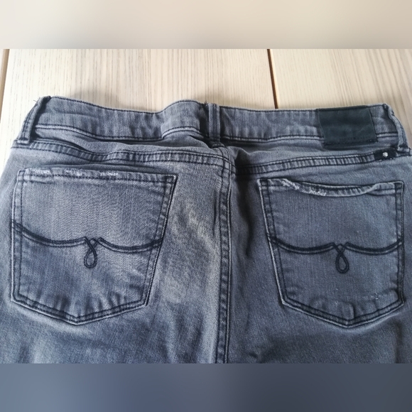 Lucky Brand Size 8 Lolita Skinny Gray Jeans - Picture 10 of 11